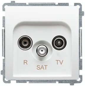 Gniazdo antenowe RTV – SAT przelotowe