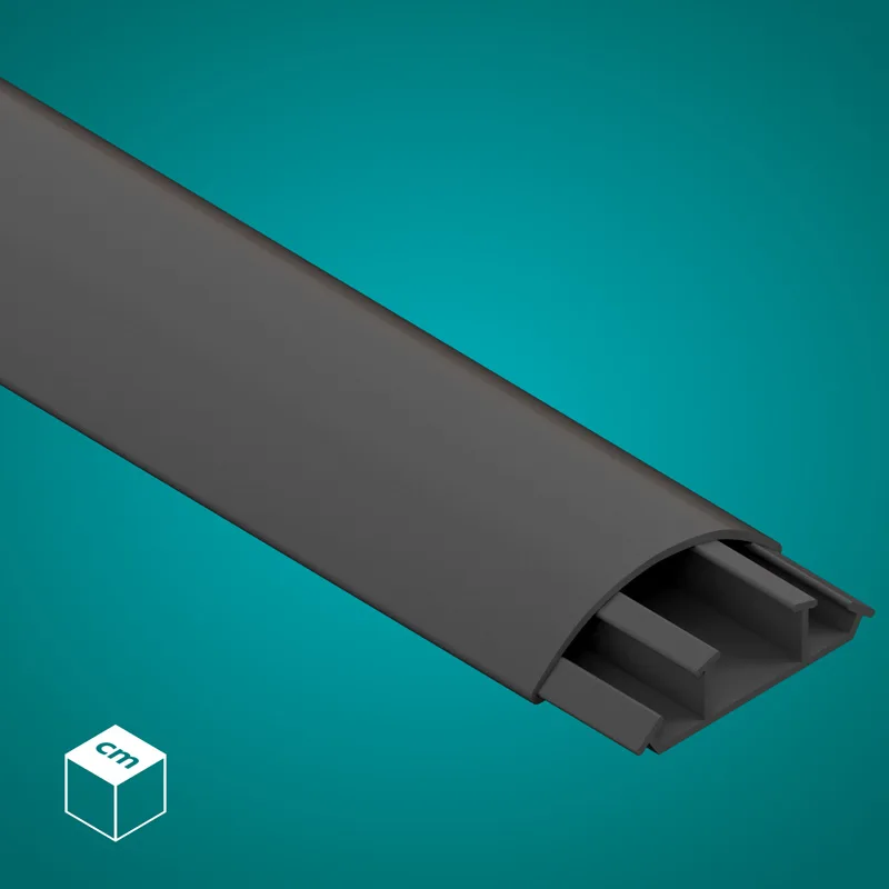 AKS Zielonka listwa elektroinstalacyjna półokrągła LPO 15/50, szara 1 Listwa elektroinstalacyjna półokrągła LPO 15/50