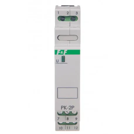 F&F przekaźnik elektromagnetyczny PK – 2P - 12V 1 Przekaźnik elektromagnetyczny PK-2P-12V