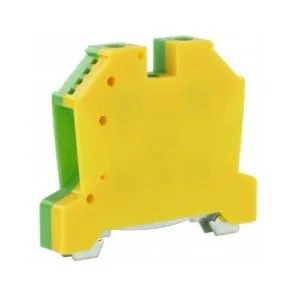 Złączka szynowa ochronna 10 mm² żółto - zielona