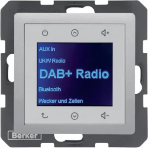 Radio Touch DAB+, Bluetooth aluminium aksamit Q