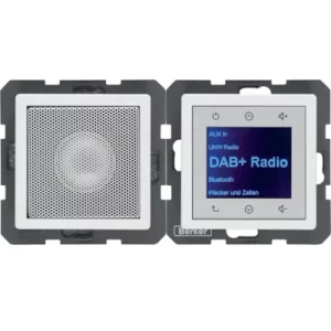 Radio Touch DAB+, Bluetooth z głośnikiem biały aksamit Q