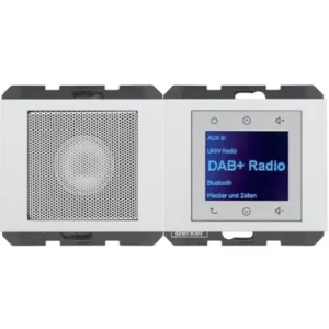 Radio Touch DAB+, Bluetooth z głośnikiem biały połysk K1