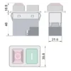 Przekaźnikowy wyłącznik bezpieczeństwa SSTM-02, 230V AC, 12A/AC3, 4PIN, IP54 TRACON - obrazek 2