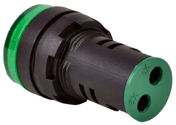Miernik napięcia / Woltomierz z sygnalizacją LED zieloną – NYG3-VG Tracon 24-500V 22mm - obrazek 2