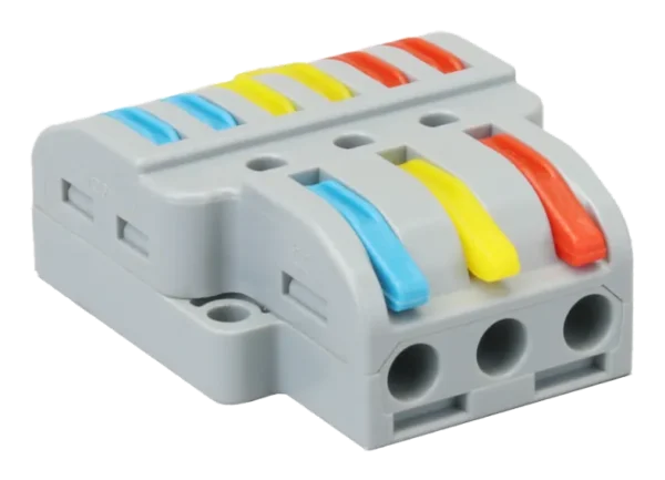 Łącznik bezśrubowy, otwierany – OVO3P36 0.5-4mm 32A 3P 1:2