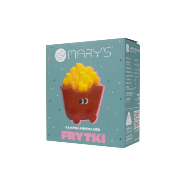 Lampka nocna LED - frytki pudełko