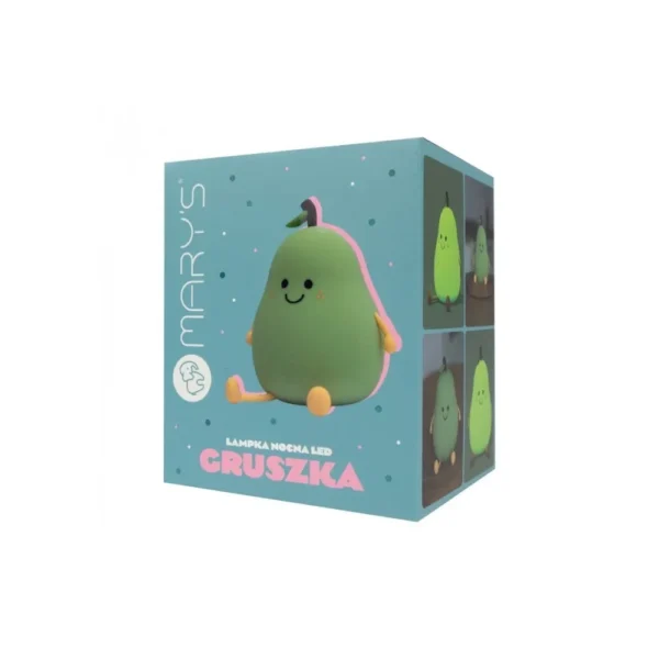 Lampka nocna led zielona gruszka - lampka