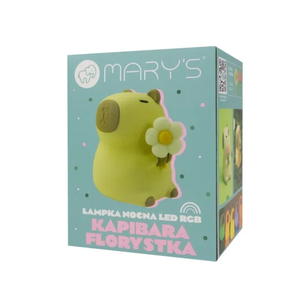 lampka nocna LED Kapibara florystka pudełko