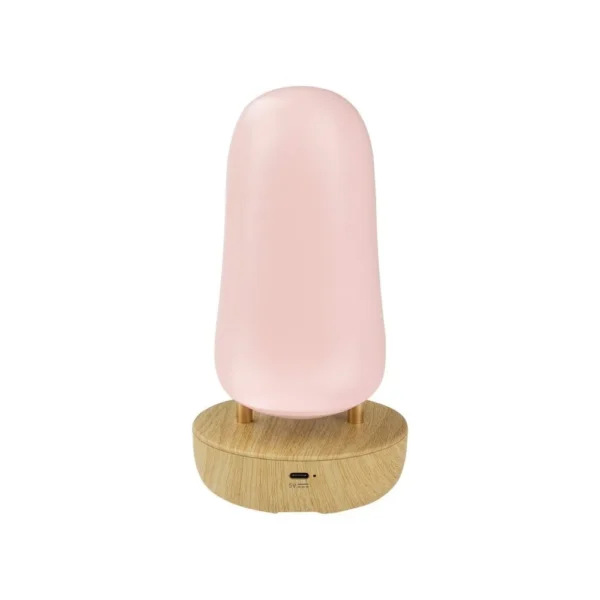 Lampka nocna z głośnikiem tukan różowy -usb