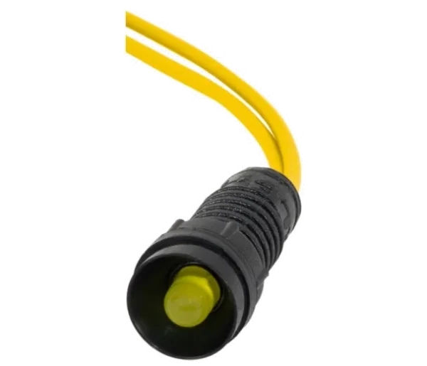 Kontrolka LED diodowa fi 5 mm żółta
