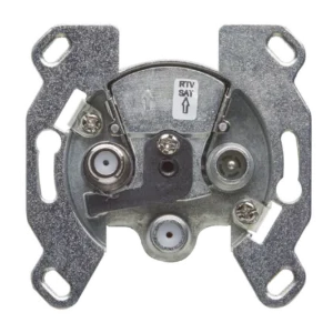 Mechanizm gniazda RTV + 2xSAT końcowego – Hager 53455331