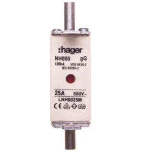 Wkładka bezpiecznikowa HAGER LNH0025M