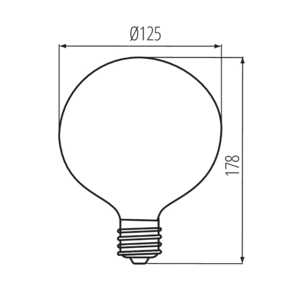 Żarówka LED Kanlux XLED G125 11W-NW