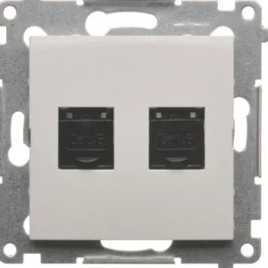 Gniazdo komputerowe 2xRJ45 Kat.6