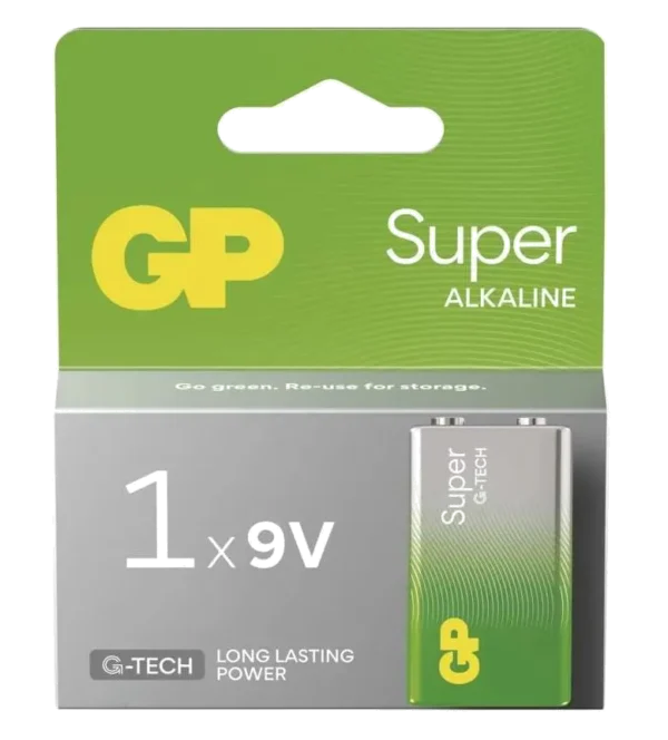 Bateria GP Super Alkaline 9V 6LR61