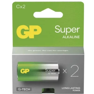 Baterie GP Super Alkaline C LR14 1,5V – 2 sztuki