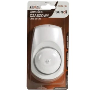 Dzwonek czaszowy 230V biały DNS-001N-BIA Zamel