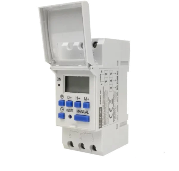 Elektroniczny programator czasowy PC-2E-DIN 16A 2300W M20355 EcoLight