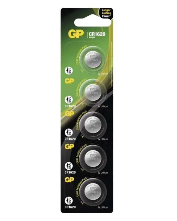 GP Bateria litowa guzikowa CR1620 5 szt