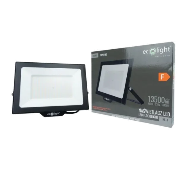 Naświetlacz LED 150W 4000K 13500lm IP65 NL-1 EcoLight EC20192