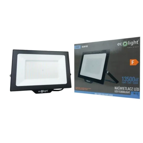 Naświetlacz LED 150W 6500K 13500lm IP65 NL-1 EcoLight EC20193