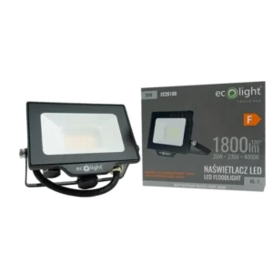 Naświetlacz LED 20W 4000K 1800lm IP65 NL-1 EcoLight EC20180