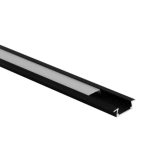 Profil aluminiowy podtynkowy P02 czarny EC20614 EcoLight