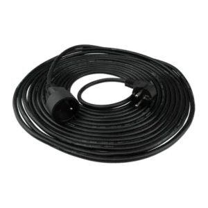 Przedłużacz 1 gniazdo 10m z uziemieniem 3x1.5mm² czarny Ecolight M20570