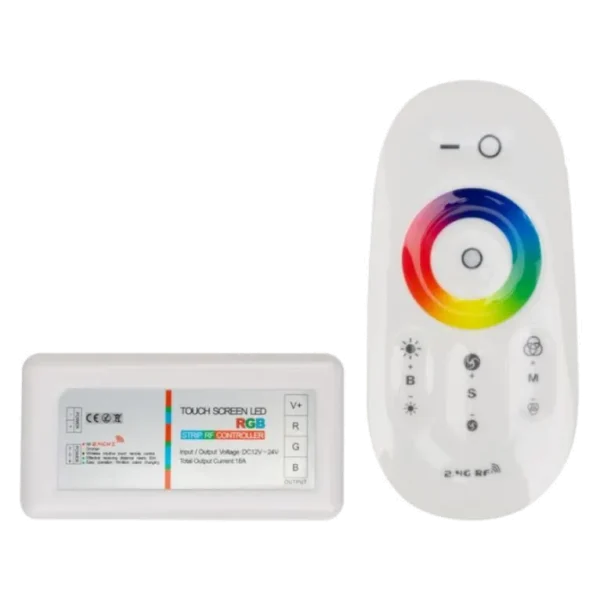 Sterownik RGB dotykowy 18A 216W RF pilot do taśm LED EcoLight EC79777