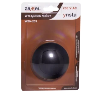 Wyłącznik nożny czarny WSN-253-CZN