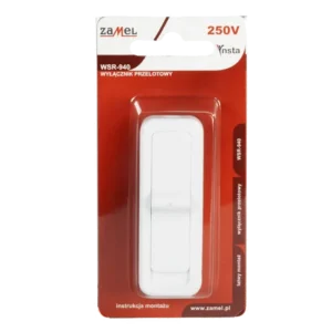 Wyłącznik przelotowy biały WSR-940-BIA