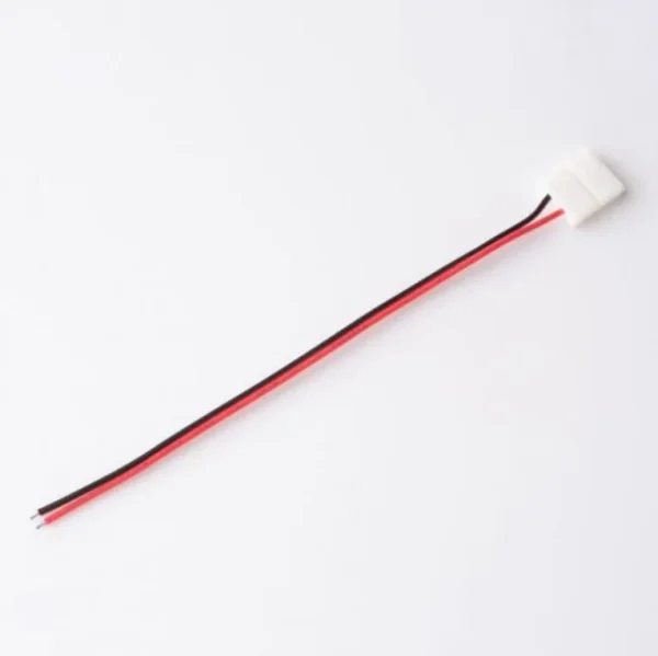 Złączka LED MONO 10mm jednostronna z przewodem 10cm Ecolight EC79628