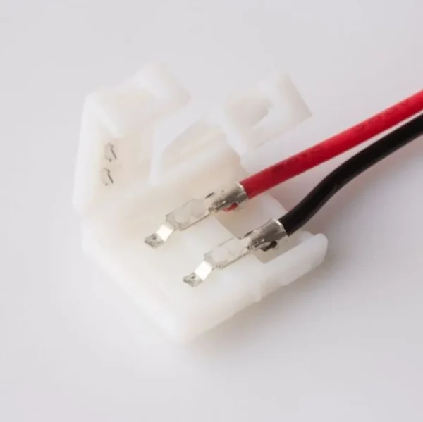 Złączka LED MONO 10mm jednostronna z przewodem 10cm Ecolight EC79628