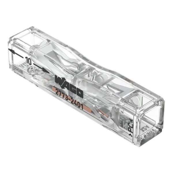 Złączka WAGO INLINE 1x4 mm² do przewodów sztywnych – nr kat. 2773-2401
