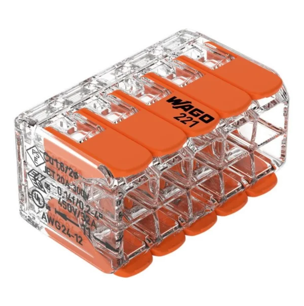 Złączka WAGO UNI 10x4 mm² z dźwignią – nr kat. 221-420