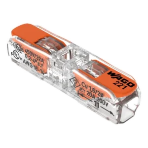 🔧 Złączka WAGO uniwersalna linka/drut 1x4 mm² seria 221-2411