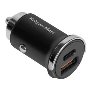 Ładowarka samochodowa 30 W USB A + USB-C Kruger&Matz KM0871