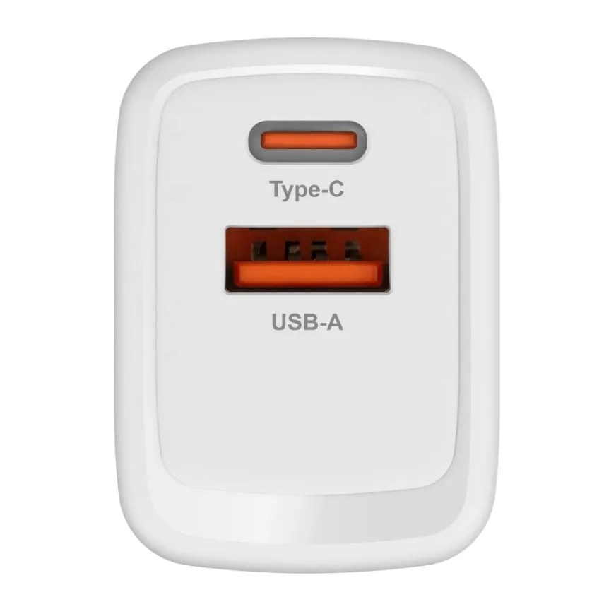 Ładowarka sieciowa 45 W GaN USB A + USB-C Power Delivery + Quick Charge Kruger&Matz KM0856 3 Ładowarka sieciowa 45 W GaN USB A + USB-C KrugerMatz KM0856