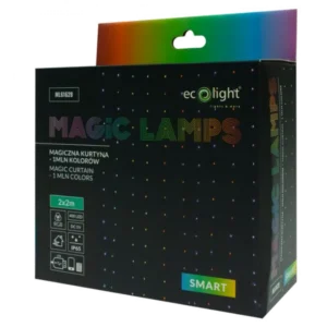 Magiczna Kurtyna LED 400 RGB 2×2 m