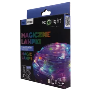 Magiczne Lampki LED RGB 10m 200 LED