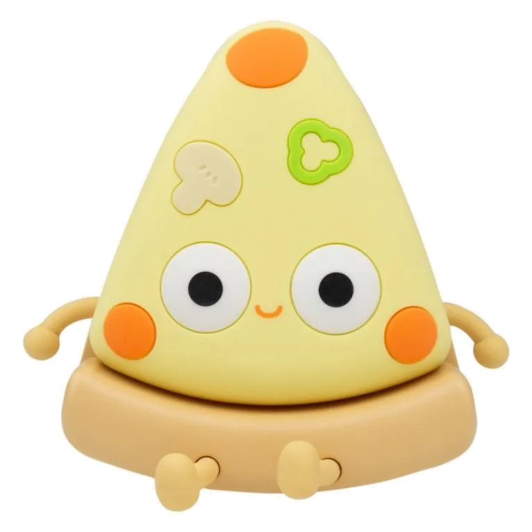 Lampka nocna LED Pizza – neutralne światło 4000K, akumulatorowa, silikonowo/plastikowa – przyjazna dzieciom ⭐ MARY'S 2 lampka nocna pizza