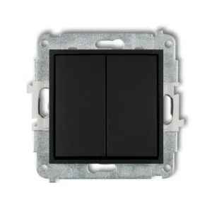 Karlik MINI Łącznik podwójny schodowy czarny mat 12MWP-33.1