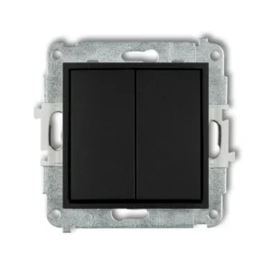 Karlik MINI Łącznik świecznikowy czarny mat 12MWP-2