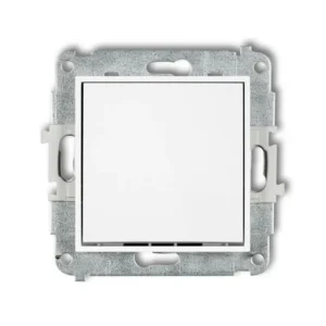 Karlik MINI Łącznik jednobiegunowy biały mat 25MWP-1