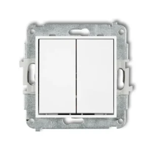 Karlik Mini – łącznik świecznikowy biały mat 25MWP-2